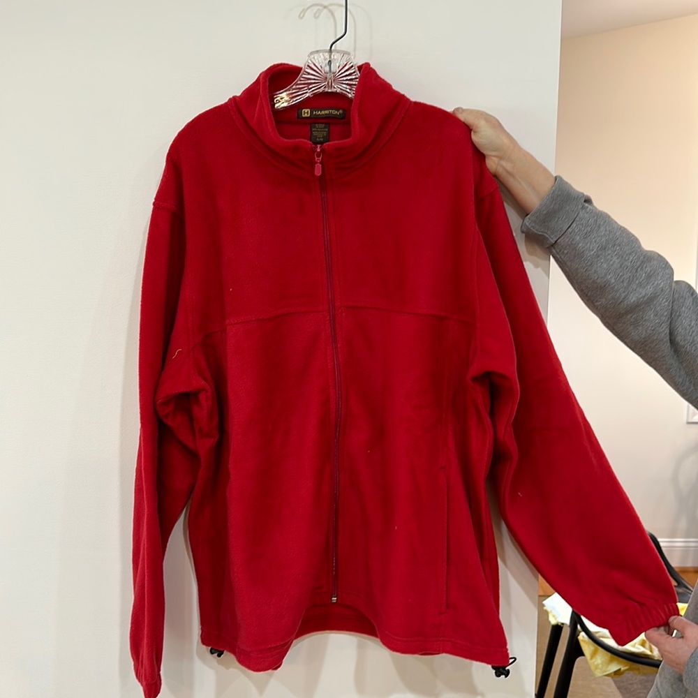 Harrison Red Fleece Jacket